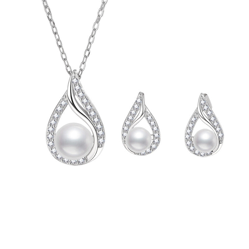 S925 Sterling Silver Elegant All-Match Freshwater Natural Pearl Necklace Popular Among Influencers